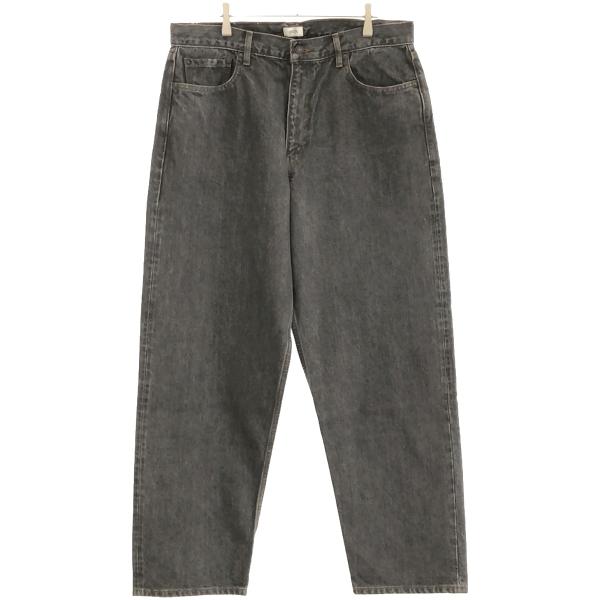 CIOTA シオタ Gray Suvin Cotton 13.5oz Wide Tapered Denim