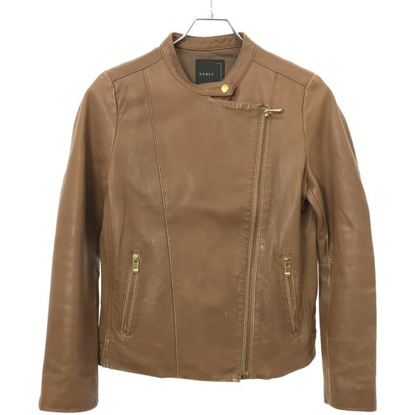 NOBLE（ノーブル） 17AW ソフトラムレザーライダースブルゾン