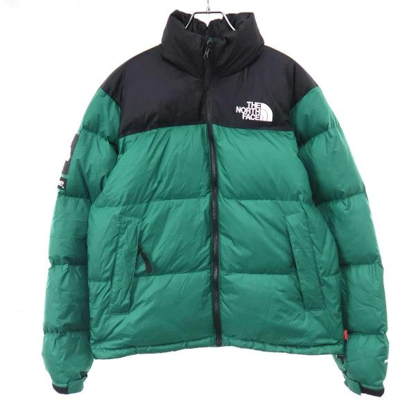 Supreme×THE NORTH FACE シュプリーム ノースフェイス 24AW Nuptse Jacket Raymond Pettibon ヌプシ ダウンジャケット NF0A8BFU グリーン S Supreme×THE NORTH FACE シュプリーム ノースフェイス 24AW Nuptse