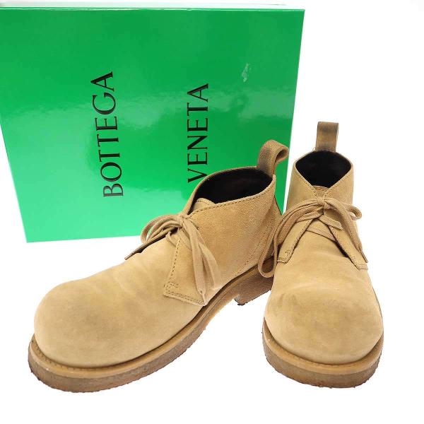 BOTTEGA VENETA ボッテガヴェネタ Helium ヘリウムスエードレザーデザートブーツ  ベージュ 43 modescape_rc-it6ys0azuurk-bijm