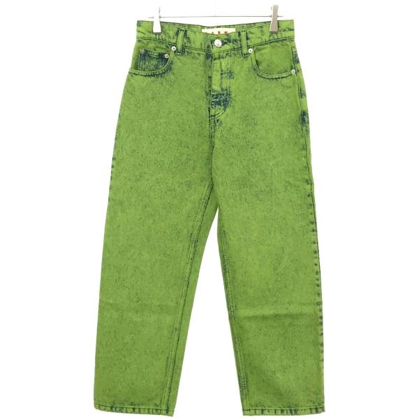 【MARNI】テパードジーンズ MARNI マルニ 24SS ガーメントダイワイドテーパードデニムパンツ