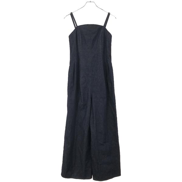 CLANE デニムオールインワン CLANE（クラネ）の「BACK OPEN DENIM ALL IN ONE（つなぎ