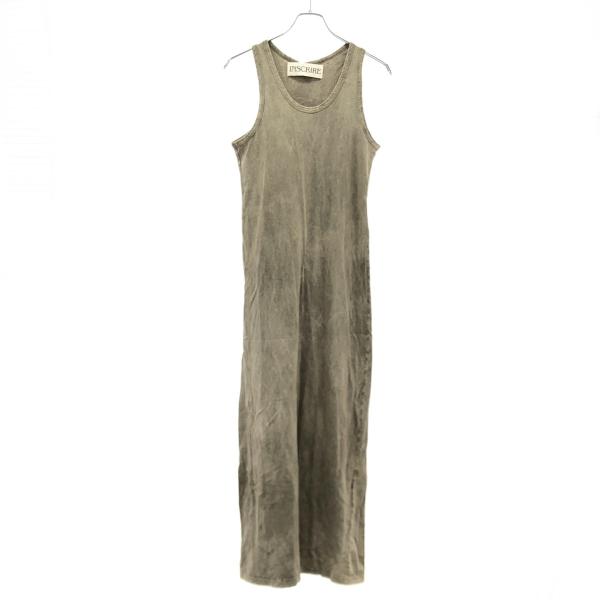 alice auaa コットンニット ブリーチペイントワンピース INSCRIRE（アンスクリア） 24SS Bleach T/T Dress コットンブリーチT