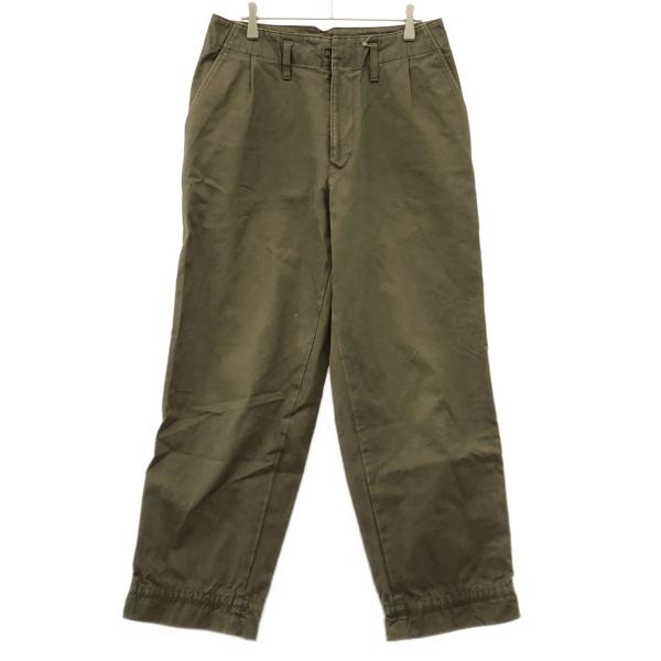 kolor カラー 10SS コットンパッカリングパンツ 10SCM-P18117 カーキ系