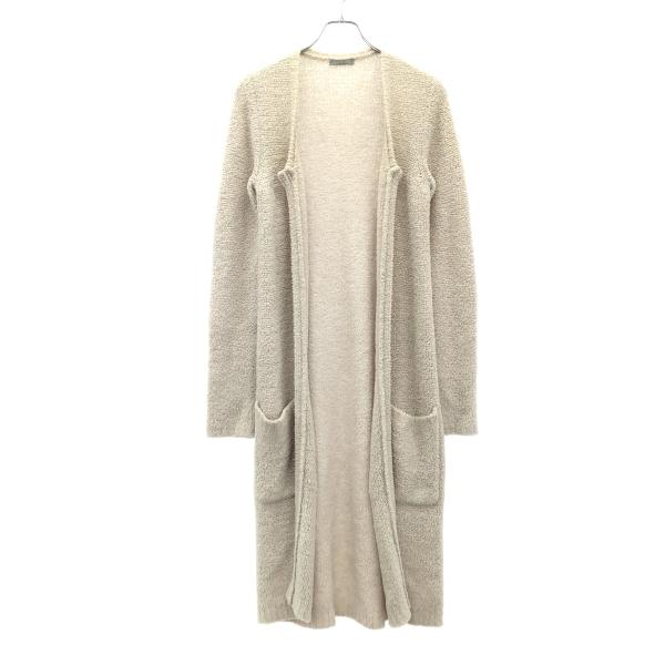 セオリーリュクス2025アイレットカーディガン38コニャック未使用3万 theory luxe セオリーリュクス CHOUA B HAIRY YARN カーディガン