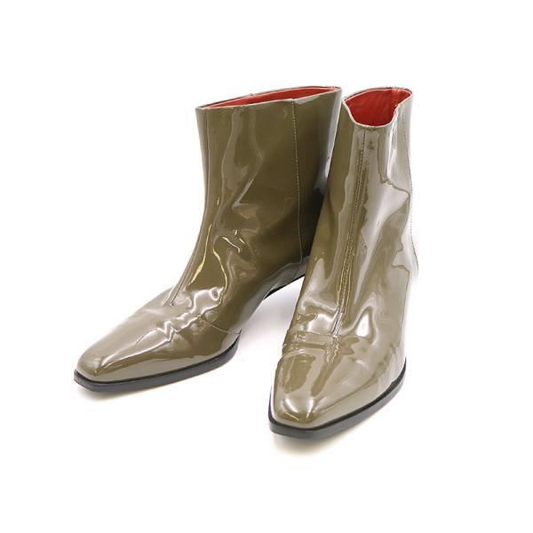 3.1 Phillip Lim スリーワンフィリップリム エナメルショートブーツ 