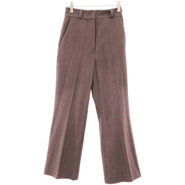 【中古】未使用品 クラネ CLANE タグ付き テーパード ジョガー センタープレス パンツ 裾ゴム 1 ベージュ 茶 /TT modescape_rc-it7xpsv5nsjw-mfdg