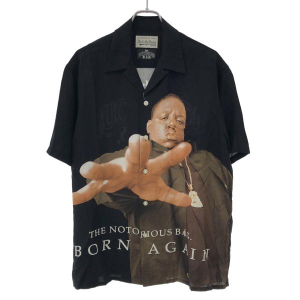 WACKO MARIA ワコマリア 21SS The Notorious B.I.G. ショートスリーブシャツ  ブラック M WACKO MARIA（ワコマリア） 21SS The Notorious B.I.G. ショート