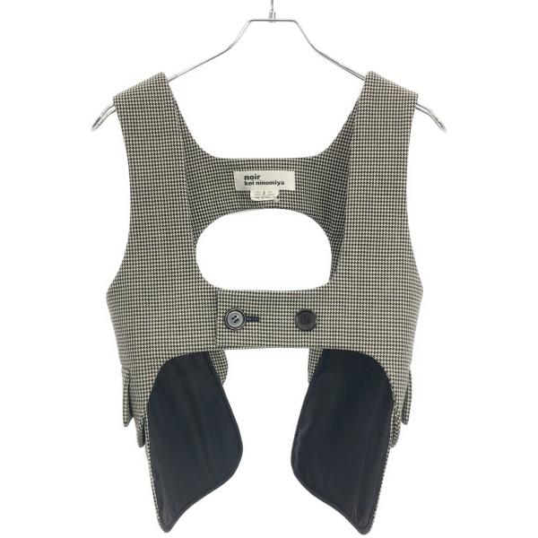 Noir Kei Ninomiya 23SS グレンチェック柄 ワンピース