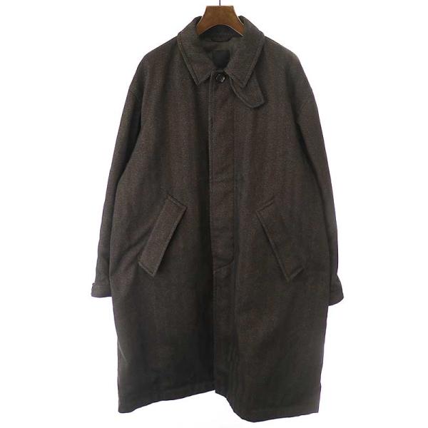 ジャケット・アウター DAIWA PIER39 TWEED SOUTIEN COLLAR COAT S modescape_rc-it89i6ja103e-eyg5