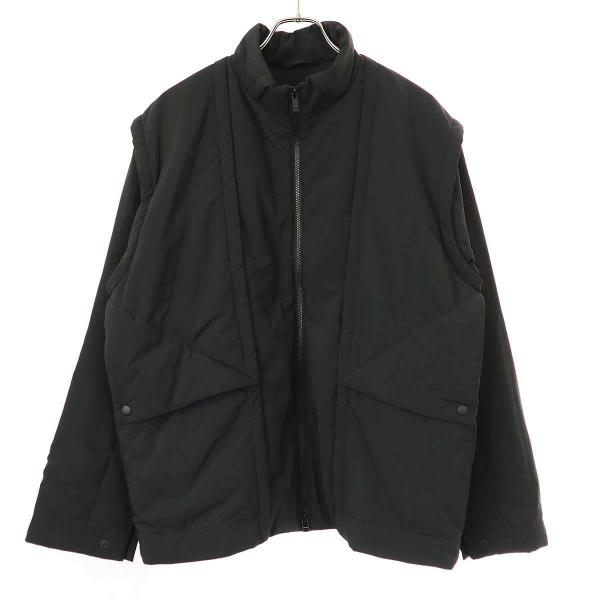 【ISSEY MIYAKE 】美品！イッセイミヤケ　ベスト　ジャケット　羽織り HOMME PLISSE ISSEY MIYAKE オム プリッセ イッセイ ミヤケ 23AW PANEL