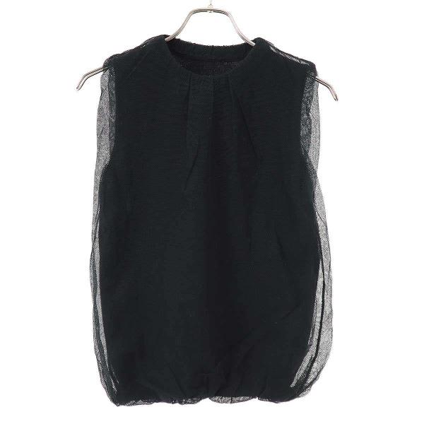 Maison Martin Margiela メゾン マルタン マルジェラ 2001SS MISS DEANNA チュールニットベスト  ブラック M MARTIN MARGIELA（マルタン マルジェラ） Maison Martin Margiela