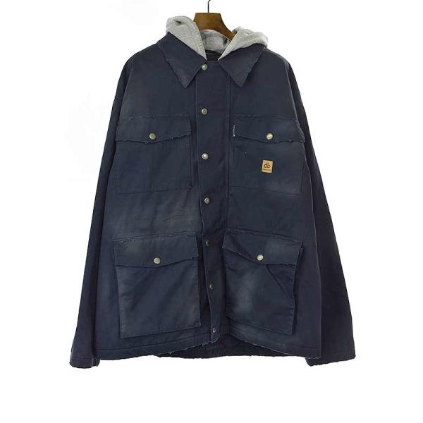 BALENCIAGA 15AW 2wayショートコートネイビー