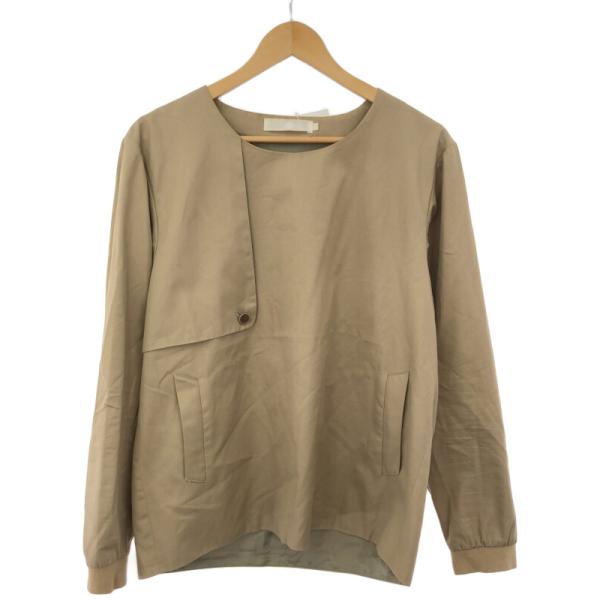 美品】ETHOSENS タッサ ノーカラージャケット エトセンス