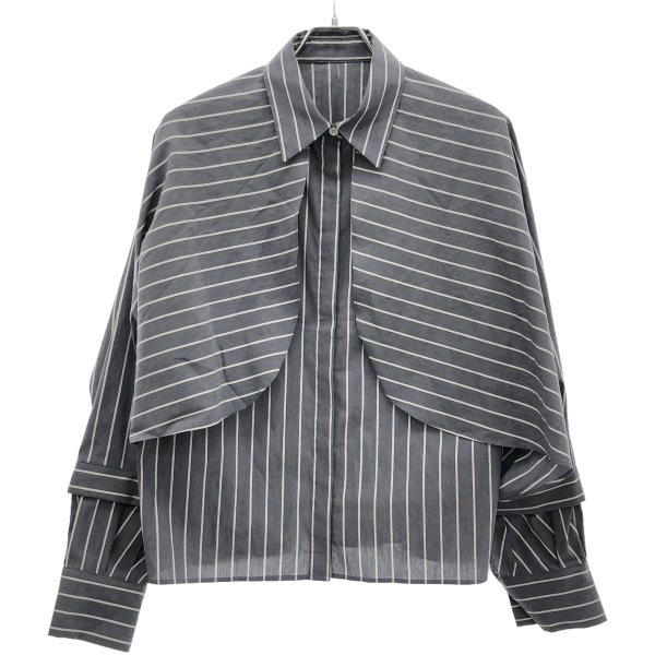 未使用級✨ RIM.ARK リムアーク リネンライク ノーカラージャケット 38 未使用級✨ RIM.ARK リムアーク リネンライク ノーカラー