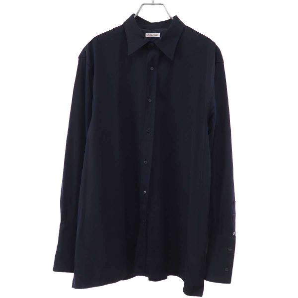 NICENESS ナイスネス 25SS KNOX  ノックススーパー140’sファインウールシャツ NN-1501Y15 ネイビー M NICENESS ナイスネス 25SS KNOX ノックススーパー140'sファインウール