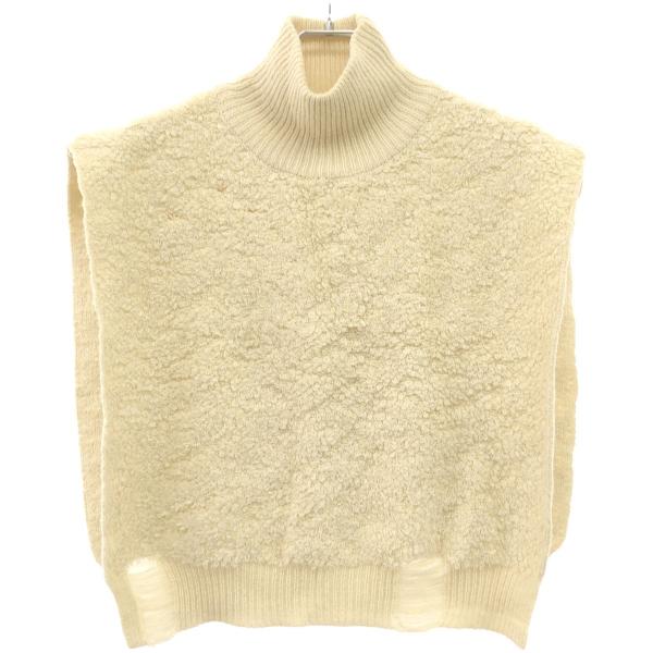 Ameri（アメリ） DAMAGE SET SHIRT SHEER ダメージ加工ニットベスト