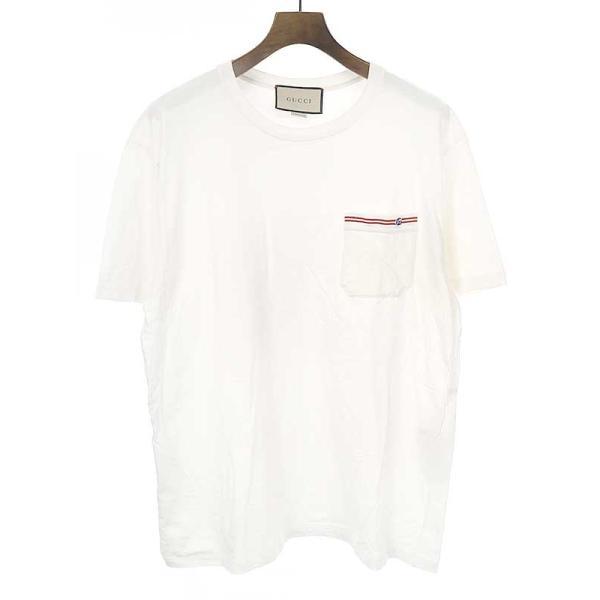 GUCCI ホワイト ストライプ Tシャツ GUCCI ホワイト ストライプ Tシャツ