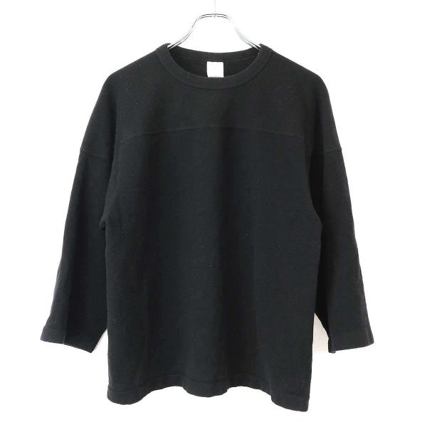 COMOLI コモリ 22AW ウールフットボールTシャツ W03-05011 COMOLI コモリ 22AW ウールフットボールTシャツ W03-05011