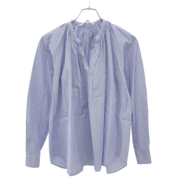 コムデギャルソンコムデギャルソン ギャザーブラウス スキッパーブラウス COMME des GARCONS コムデギャルソンコムデギャルソン 11SS ストライプ