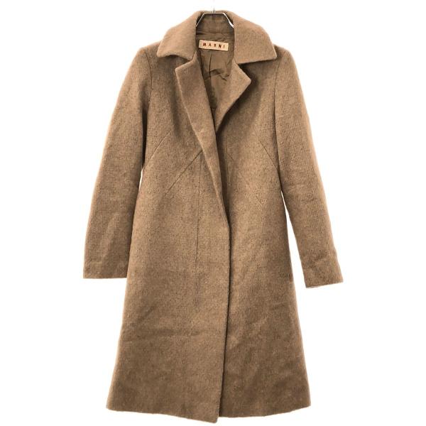 MARNI（マルニ） 12AW モヘヤウールボタンレスチェスターコート