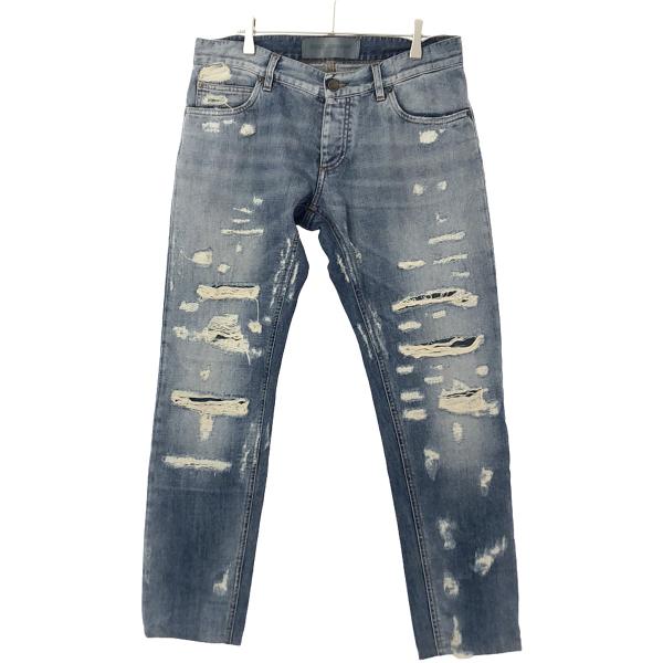 DOLCE&GABBANA ドルチェ&ガッバーナ ハードクラッシュデニム DOLCE&GABBANA ドルチェ&ガッバーナ ハードクラッシュデニム