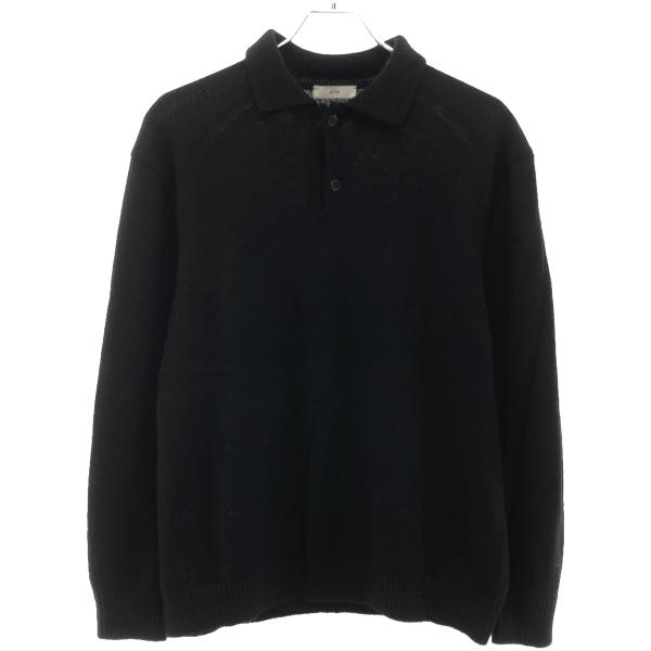 ATON エイトン 22AW ALPACA WASHI POLO SWEATER アルパカワシポロ