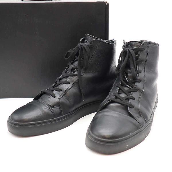 MSML エムエスエムエル LEATHER ZIP SNEAKER ハイカットレザー