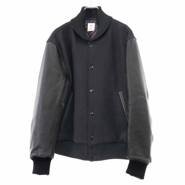 Scye（サイ） District別注 VARSITY JACKET レザー切替 ヴァーシティ
