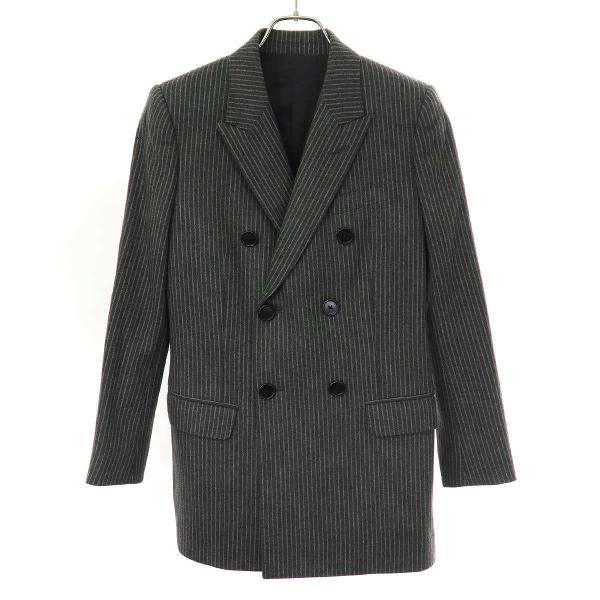 CELINE（セリーヌ） ストライプ ウールダブルブレストジャケット
