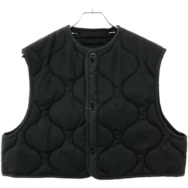 HYKE（ハイク） 23AW QUILTED CROPPED VEST キルティングクロップド