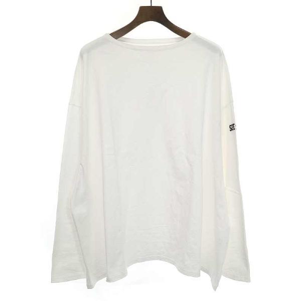 seesee ホワイト ロングスリーブカットソー Xl