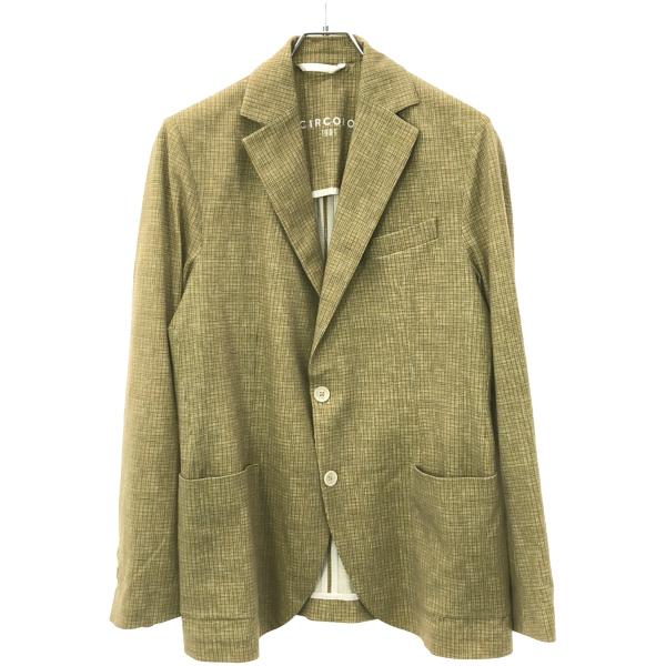 CIRCOLO 1901★新品チルコロ ジャージー素材チェック柄ジャケット 48 CIRCOLO 1901 チルコロ1901 チェック柄ジャージーテーラード