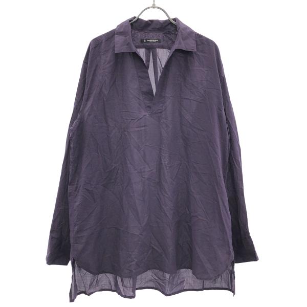 MAATEE＆SONS マーティーアンドサンズ 24SS PULL OVER SHIRTS プルオーバーシャツ MT4103-0613C パープル 2 MAATEE＆SONS（マーティーアンドサンズ） 24SS PULL OVER SHIRTS プル