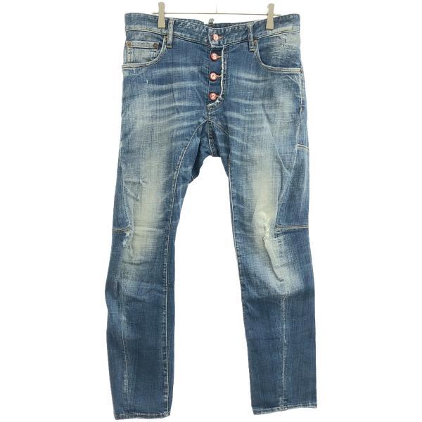 DSQUARED2 ディースクエアード 20SS TIDY BIKER ダメージ加工