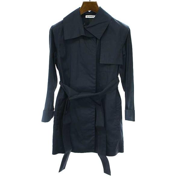 JIL SANDER ジルサンダー 18SS コットントレンチコート ネイビー JIL SANDER ジルサンダー 18SS コットントレンチコート ネイビー