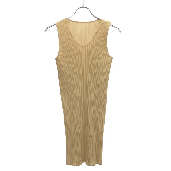 イッセイミヤケ プリーツプリーズ ノースリーブワンピース PLEATS PLEASE ISSEY MIYAKE プリーツプリーズ イッセイミヤケ