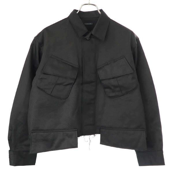 LUDLOW - LUDLOW ラドロー 24AW 24A-Jacket 009 カットオフデニムジャケット 24-LD24A-JK009-020-009 ブラック F LUDLOW（ラドロー） 24AW 24A-Jacket 009 カットオフデニムジャケット