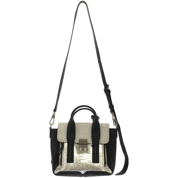 3.1 フィリップリム パシュリ ミニサッチェルバッグ　グレー　ショルダーバッグ 3.1 Phillip Lim スリーワンフィリップリム Pashli mini sacchel