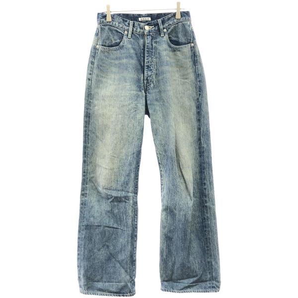 AURALEE オーラリー 23AW SELVEDGE FADED LIGHT DENIM PANTS デニム