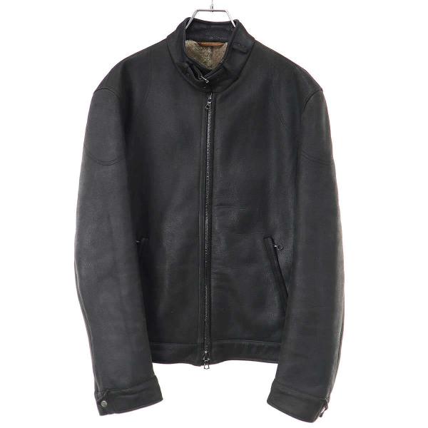 SERAPHIN（セラファン） ムートンシングルレザーライダースジャケット