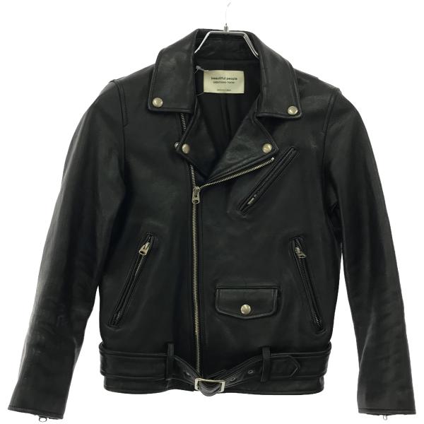 Beautiful people ライダースジャケット（ダブル）シープレザー beautiful people ビューティフルピープル SHEEP LEATHER W