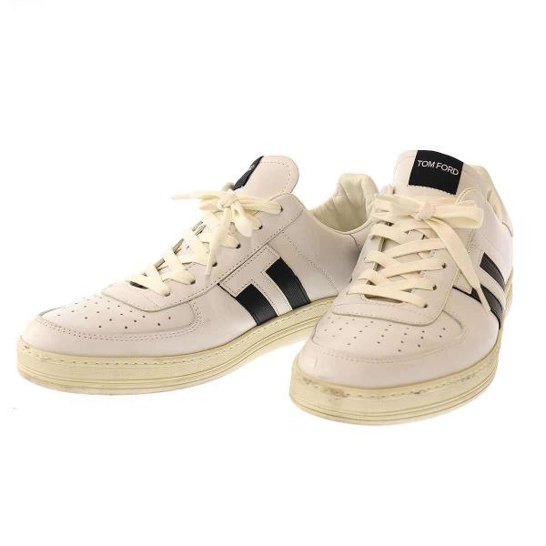 TOM FORD トム フォード ローカットレザースニーカー J1232T ホワイト