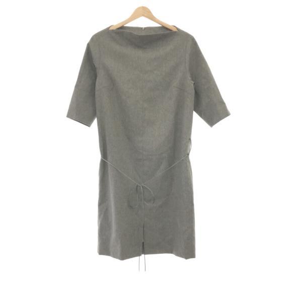 Jens イェンス ウールカシミヤワンピース グレー サイズ:1 レディース  