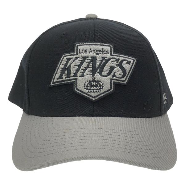 90s　Los Angeles NHL Kings　キャップ　ブラック　ほぼ未着 LA Los Angeles Kings Hat/Cap NHL Hockey Snapback Black