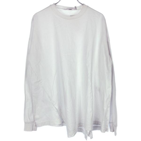 nagonstans ナゴンスタンス shirtlong sleeves nagonstans ナゴンスタンス 23AW asymmetry long sleeves pullover