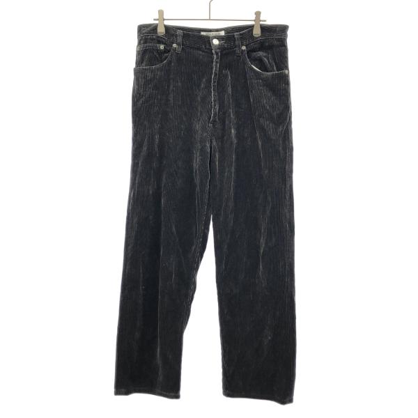 SEVEN BY SEVEN セブンバイセブン CORDUROY WIDE PANTS コーデュロイワイドパンツ 800-4240062 ブラック M ITFFYSTTUM84