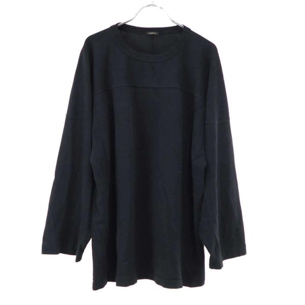 COMOLI（コモリ） 23AW フットボールTシャツ Y03-05004 ブラック 3