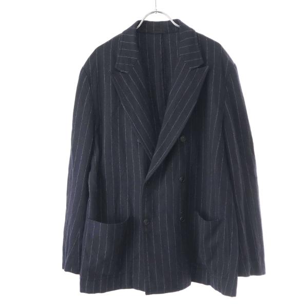 COMOLI コモリ 20AW 強縮ウールストライプジャケット&イージーパンツ