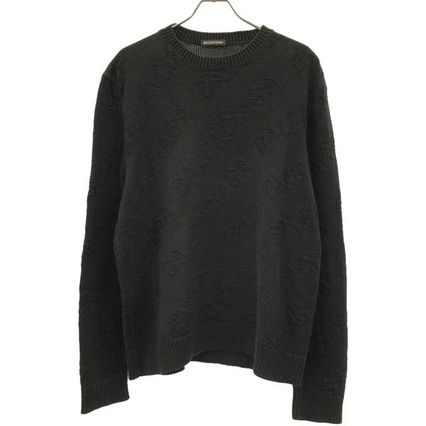 BALENCIAGA（バレンシアガ） 19AW ロゴジャガードプルオーバーニット